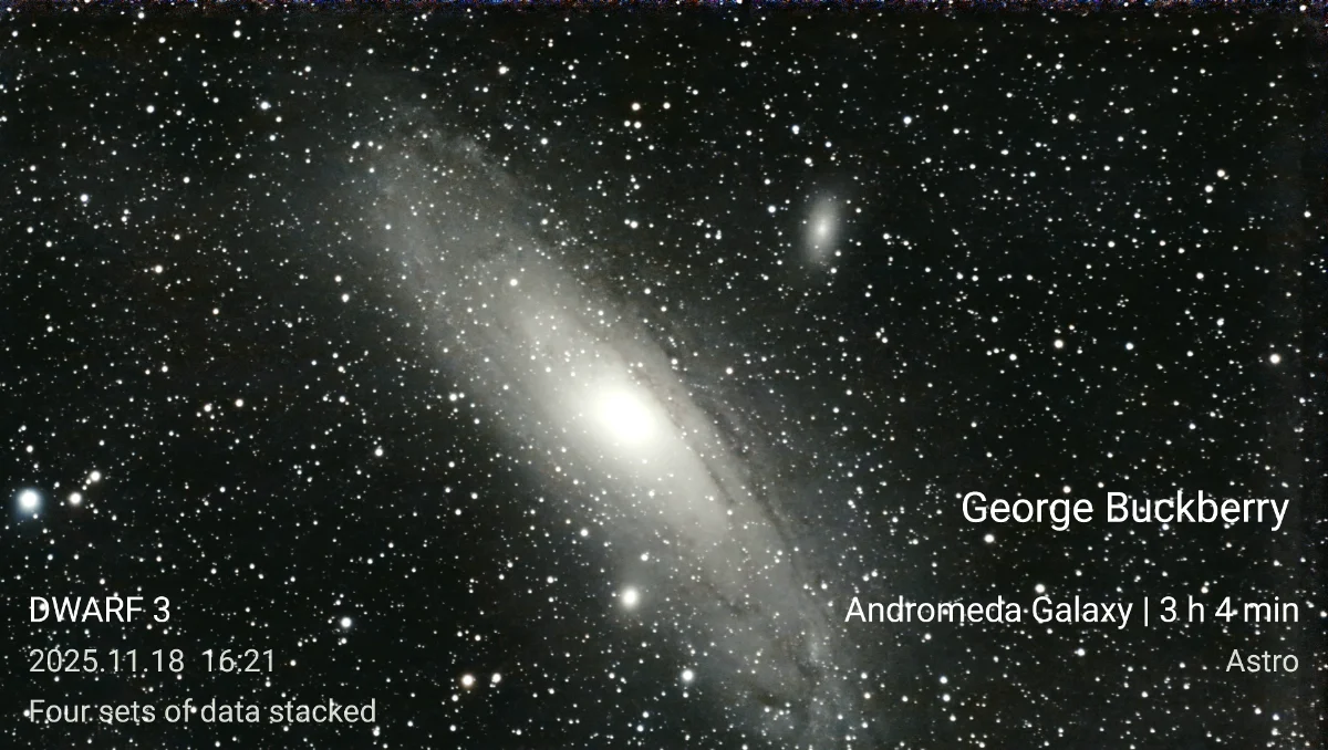 M31 Andromeda Galaxy 18Nov25