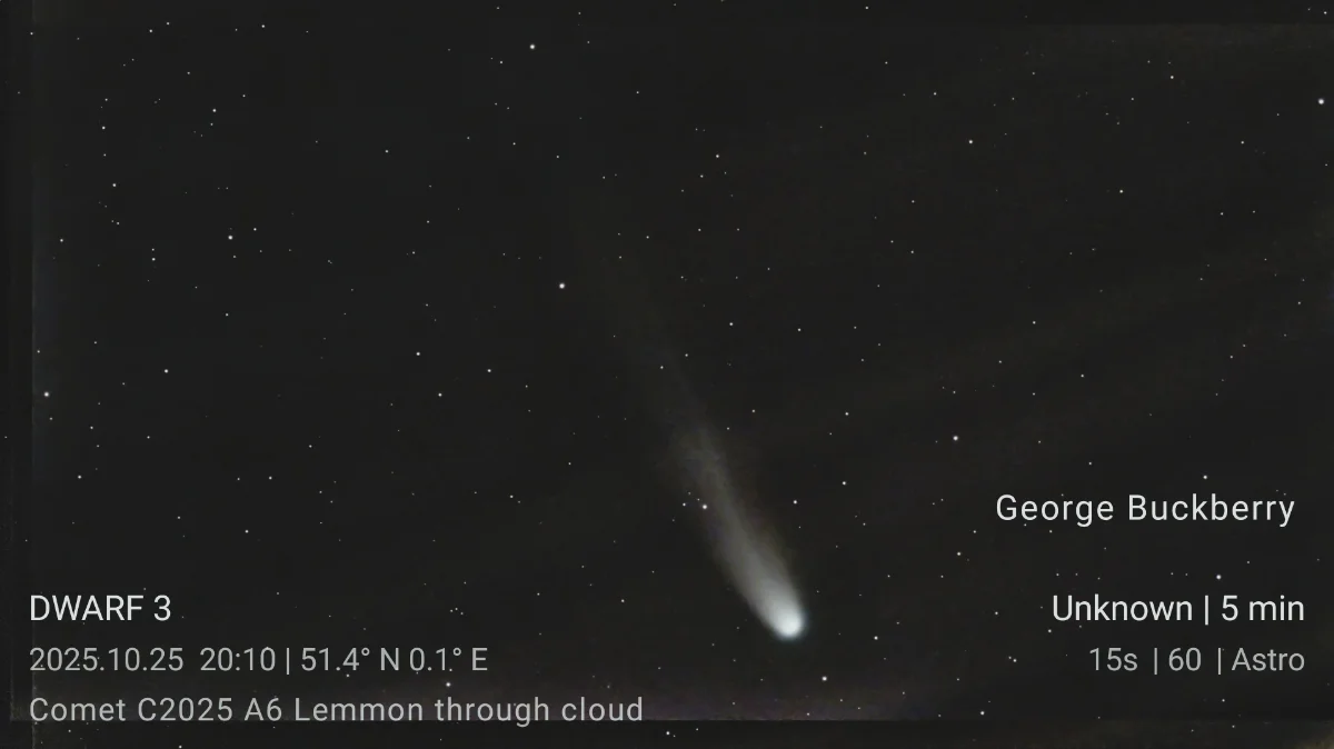 Comet C2025 A6 Lemmon 25Ovt25