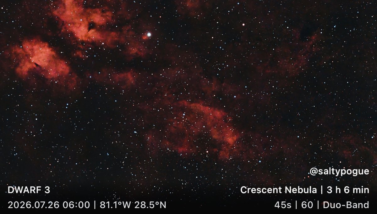 Crescent Nebula from Central Florida