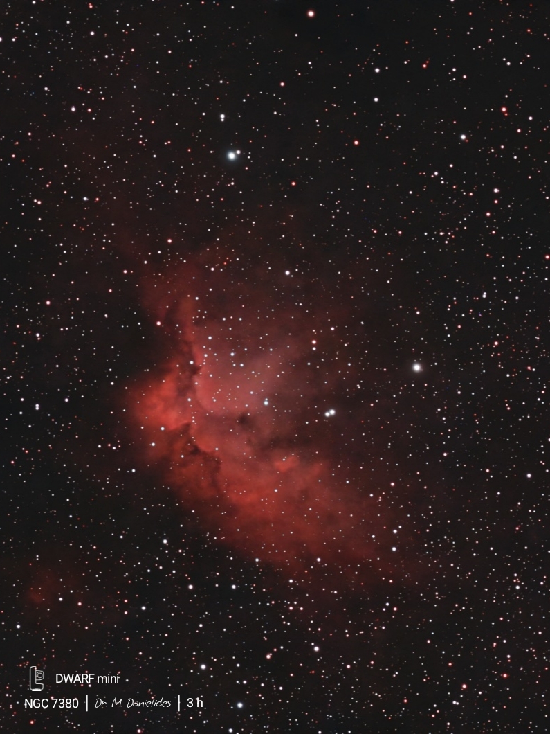Wizard nebular during almost full moon