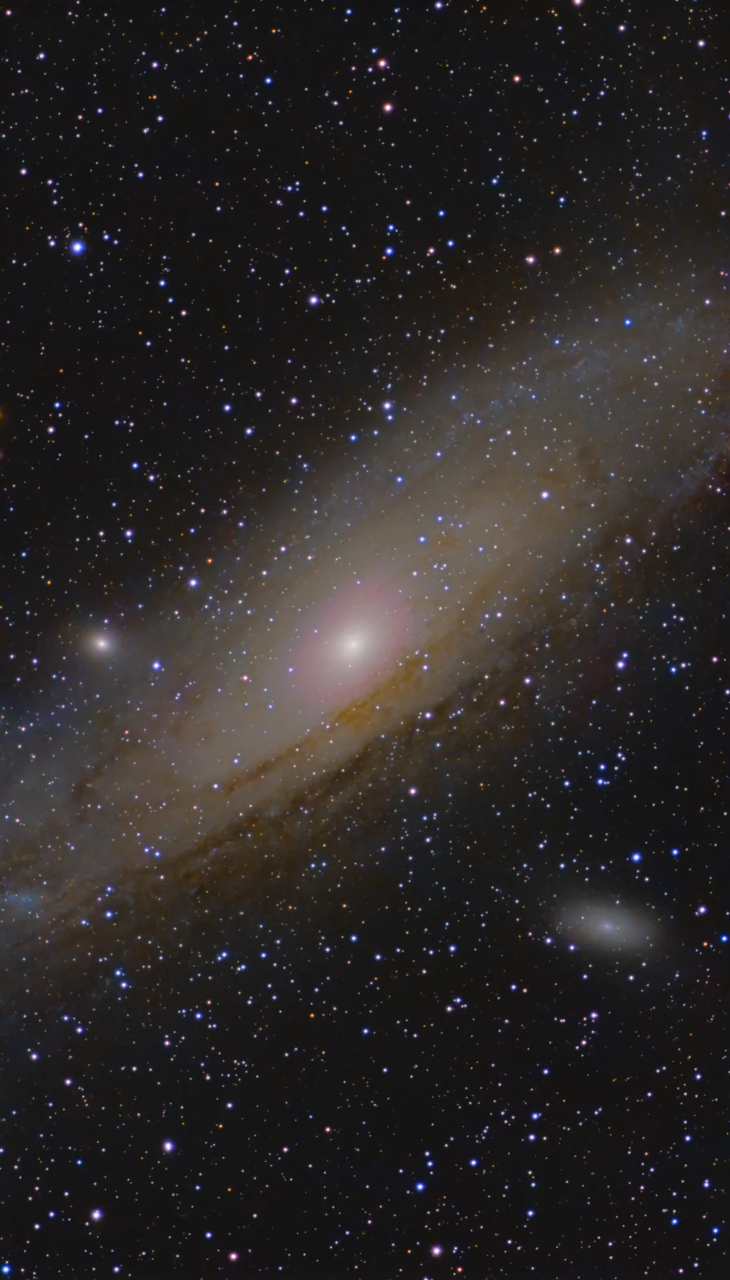Three deepsky objects captured with the DWARF mini