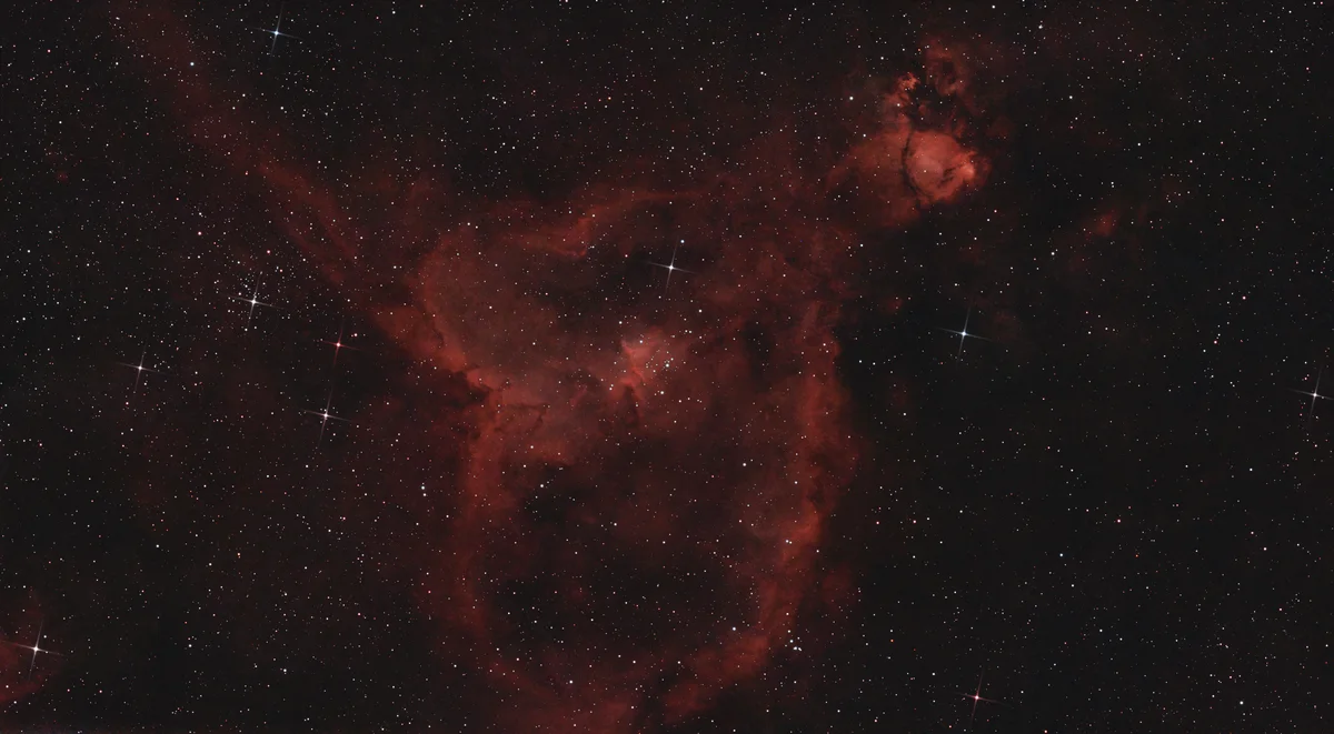 Heart Nebula first mosaic