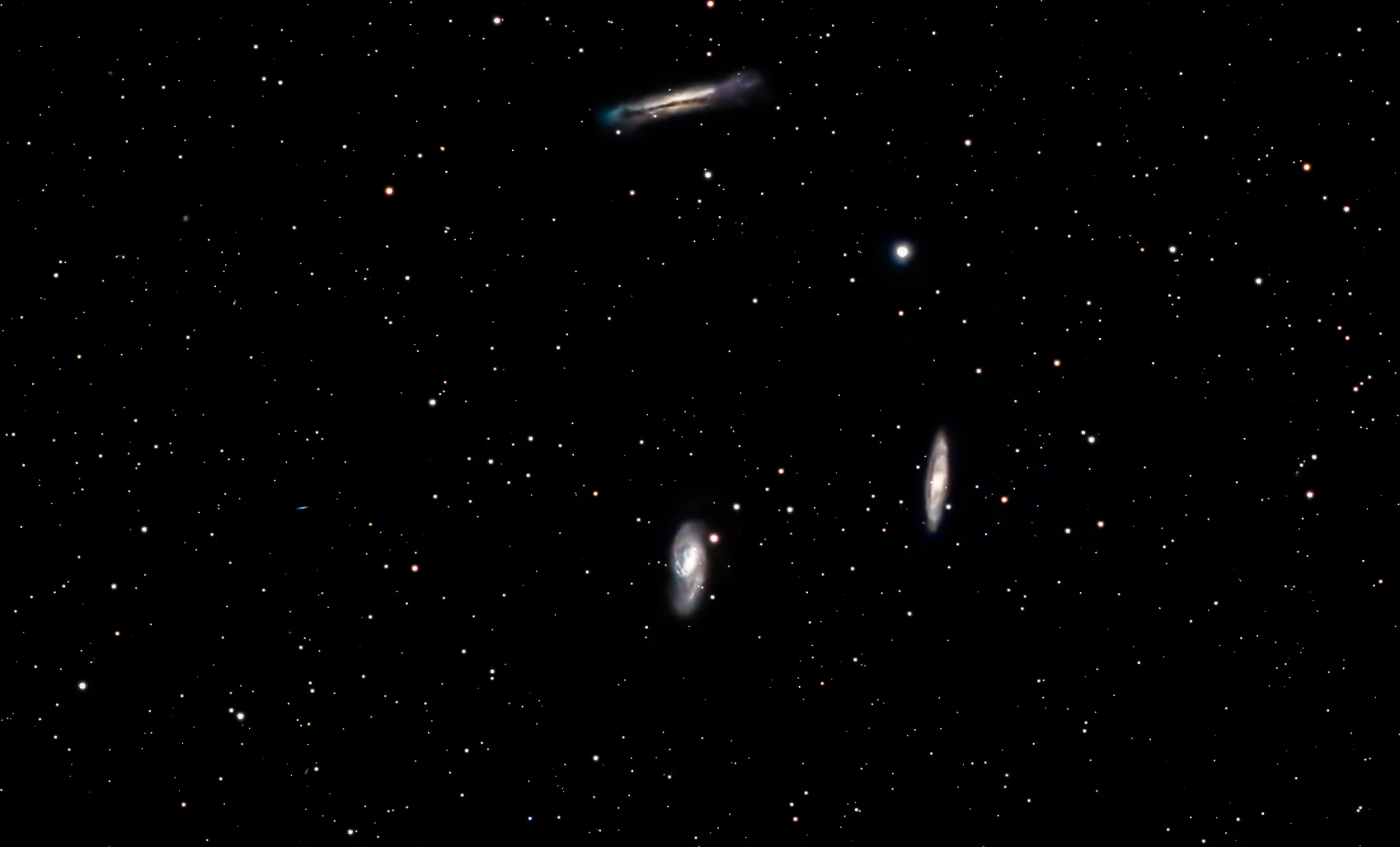 Leo Triplet with Dwarf III
