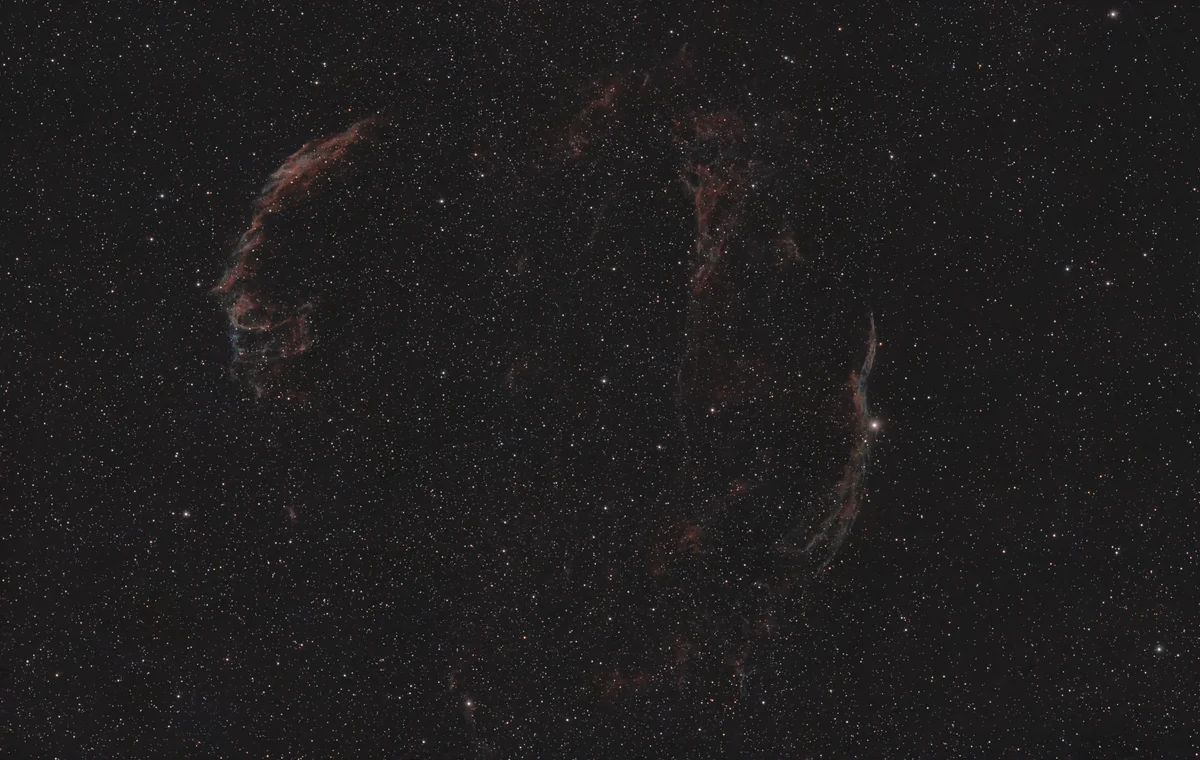 Cirrus Nebel NGC6960 Mosaik