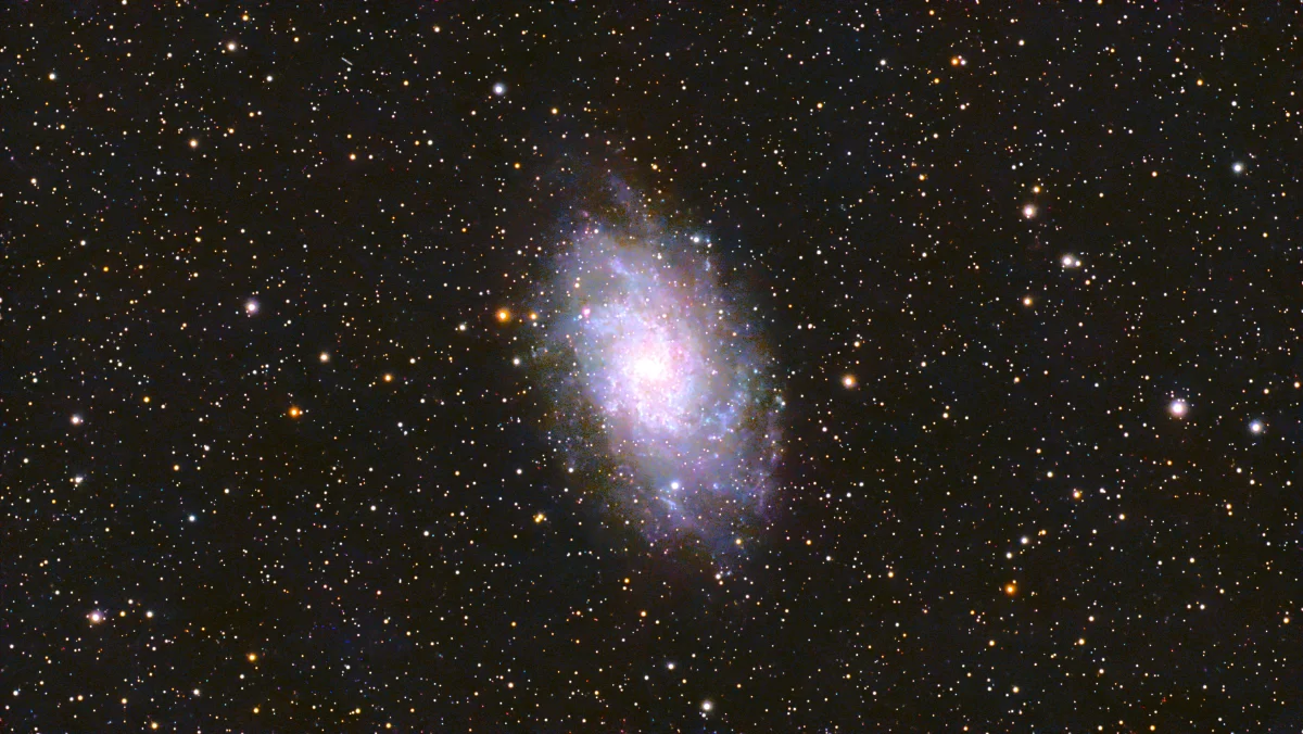DreiecksGalaxie M33 Nachbearbeitet mit Windows 11 interner Photo-App