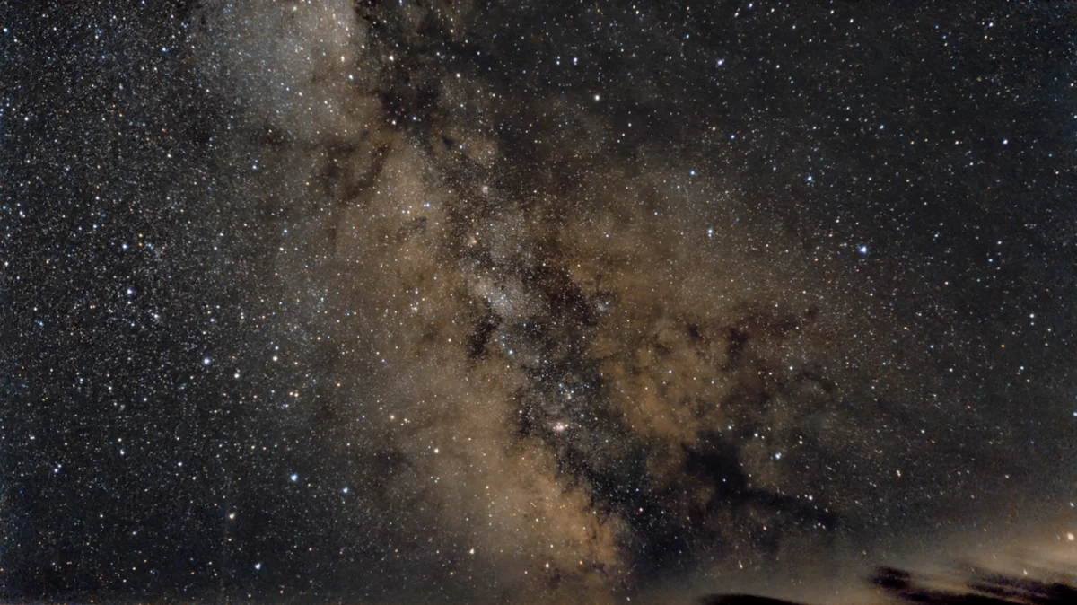 Milkyway over the southern horizon