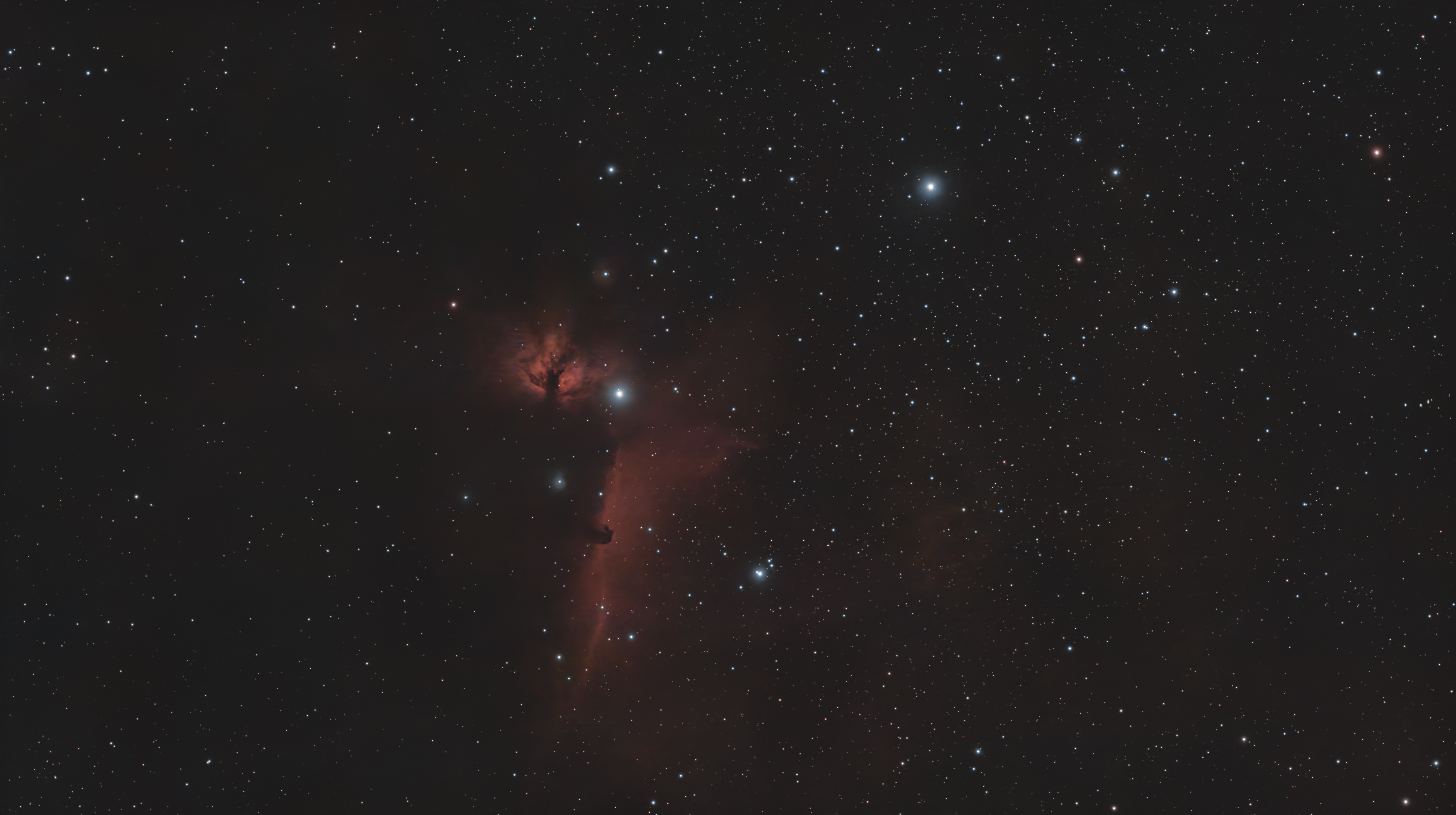 The Horsehead & Flame Nebula