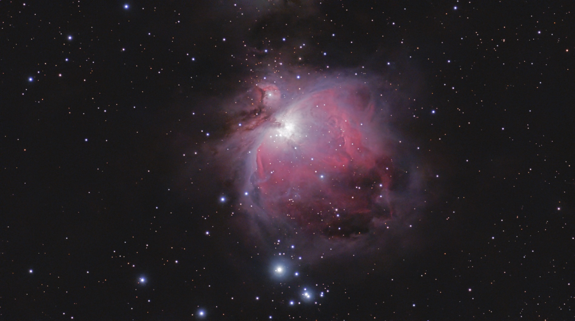 オリオン大星雲M42 　馬頭星雲　燃木星雲