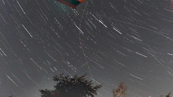 Meteor shower  from london UK