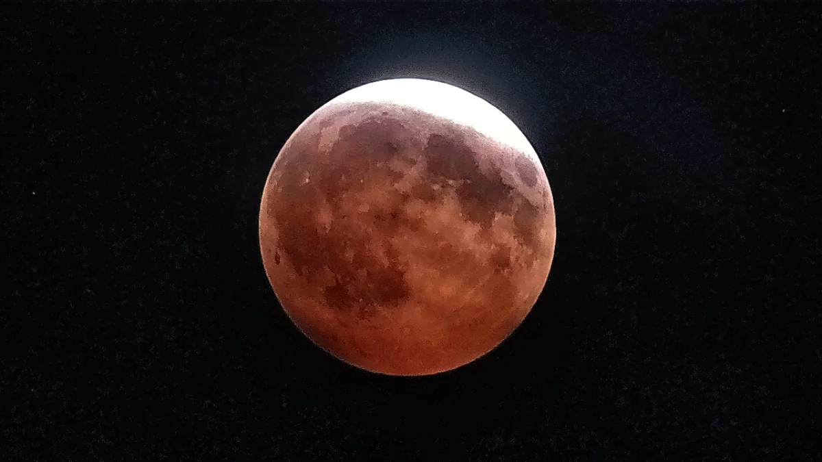 Lunar eclipse from Los Angeles