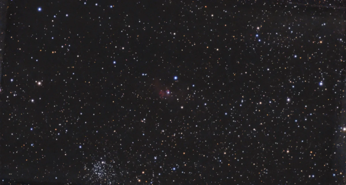 I got a decent shot of c-11 and NGC 6633. My bortle is 8.0