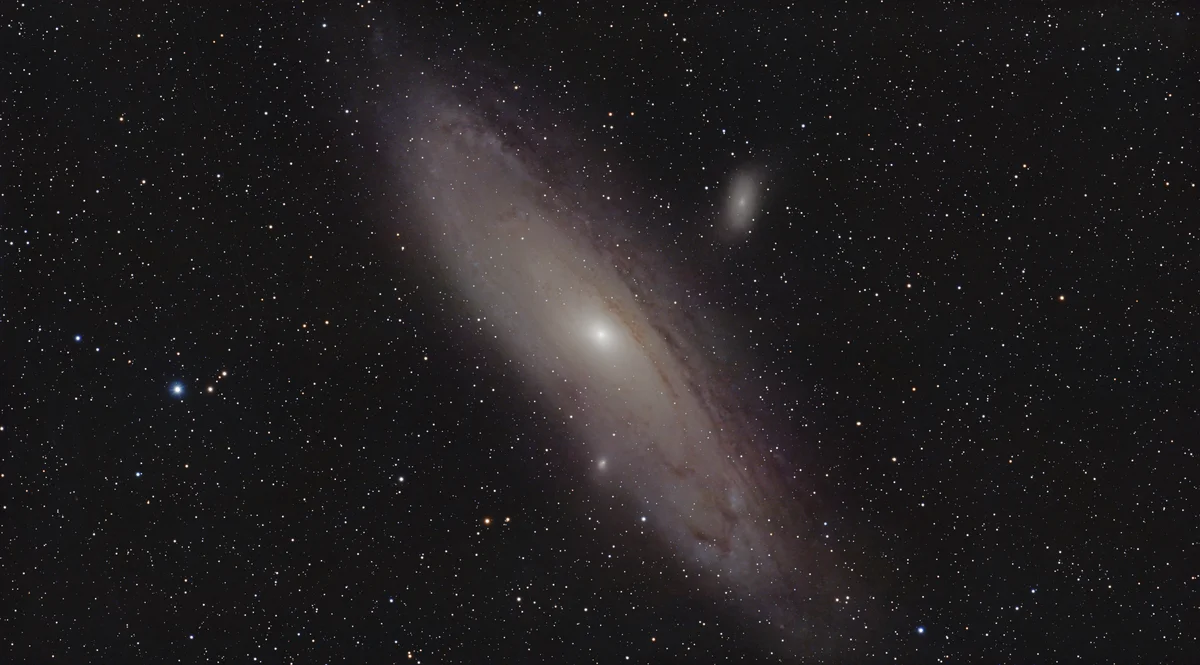 Andromeda galaxy shot with dwarf