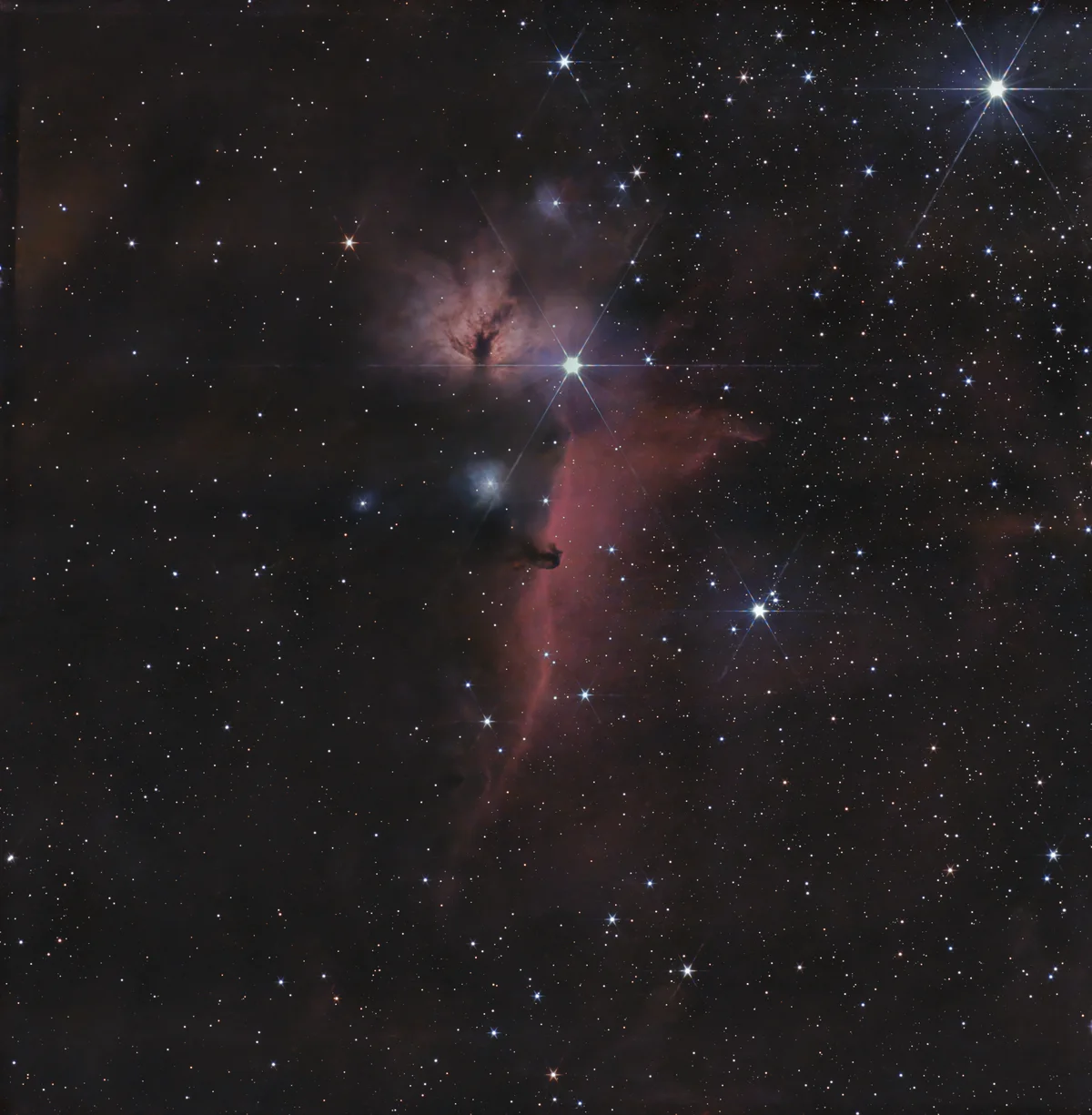 Horsehead & Flame Nebula