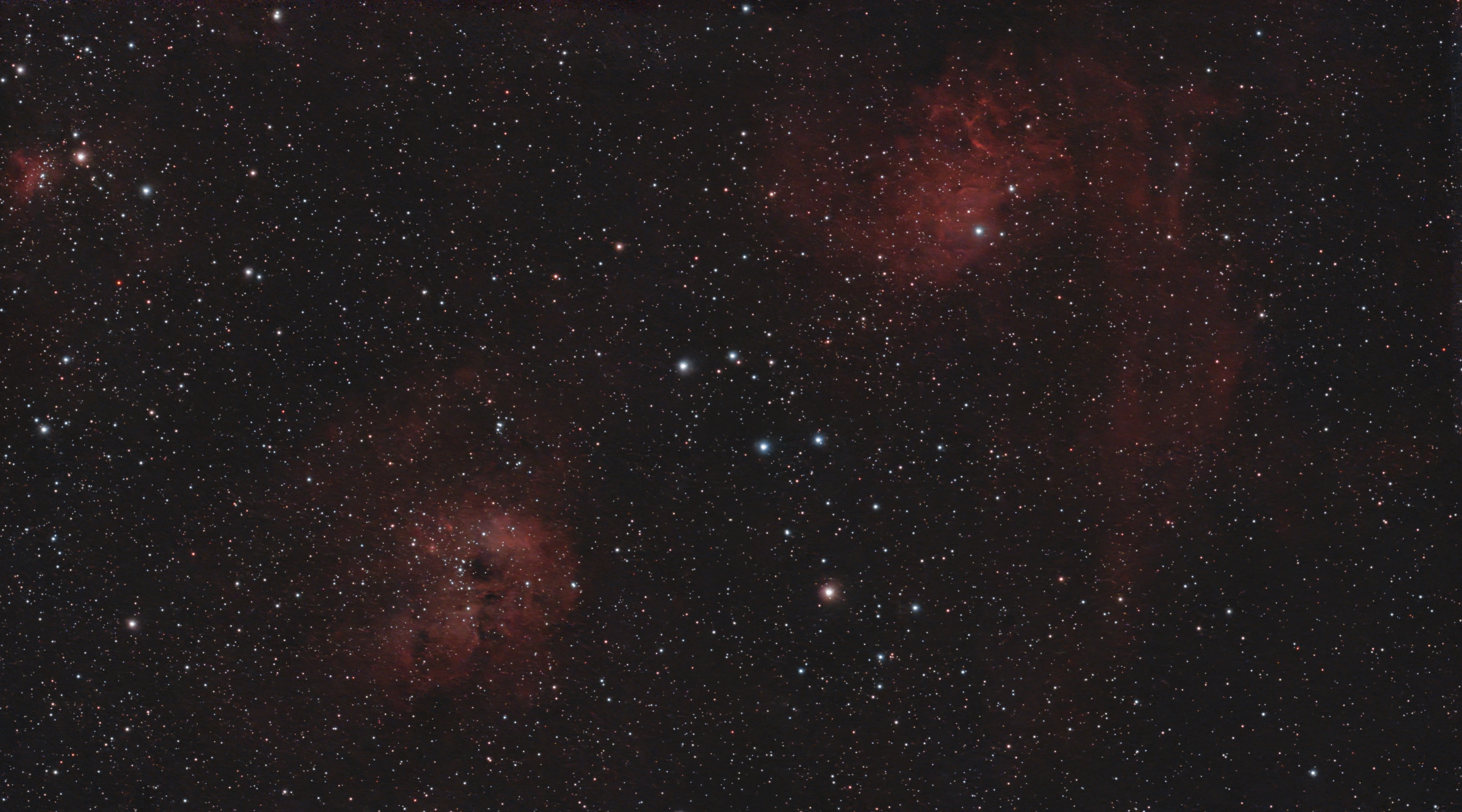 Crimson Whispers Among the Stars