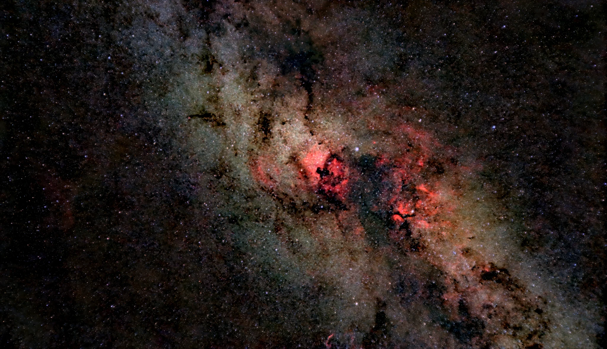I imaged Milky way for 7 hours