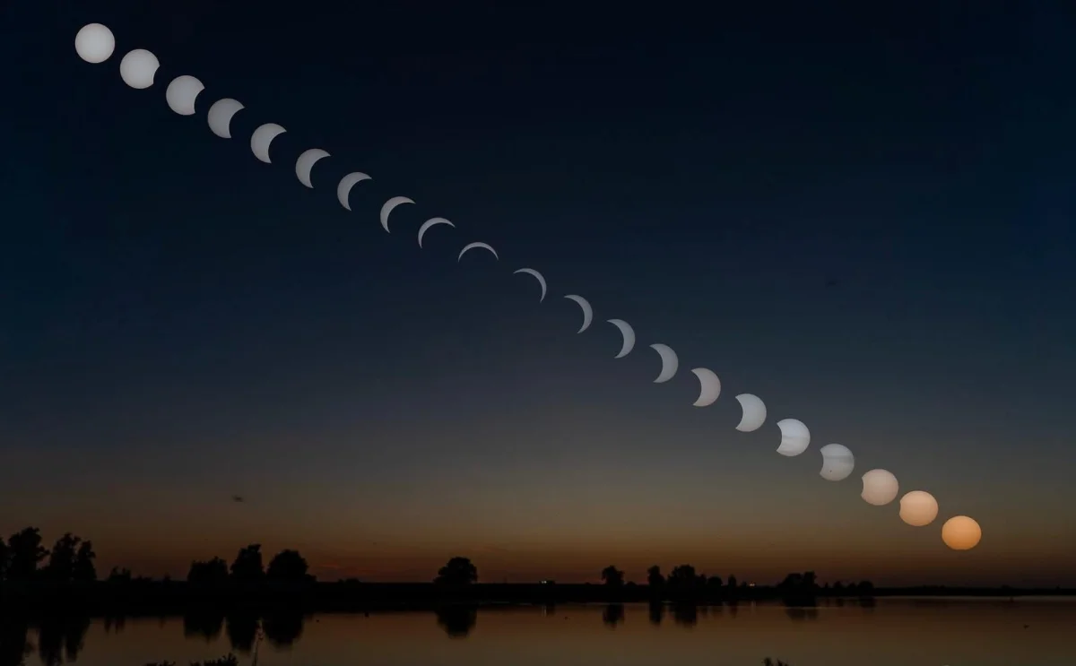 Sonnenfinsternis teilweise