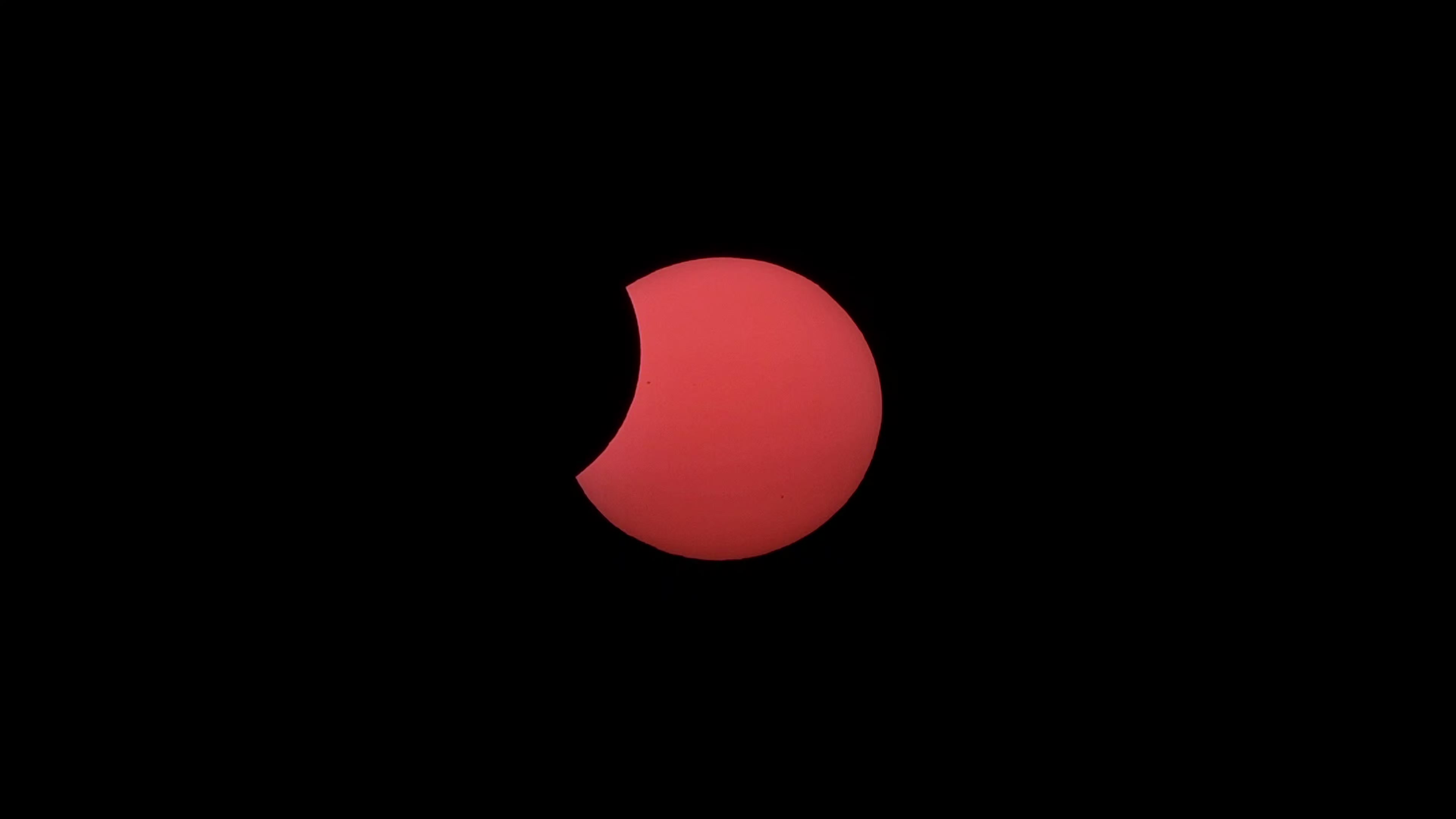 Timelapse solar eclipse