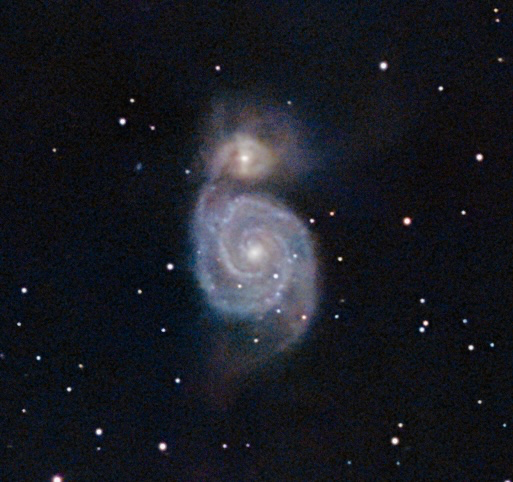 First overnight capture. #M51
