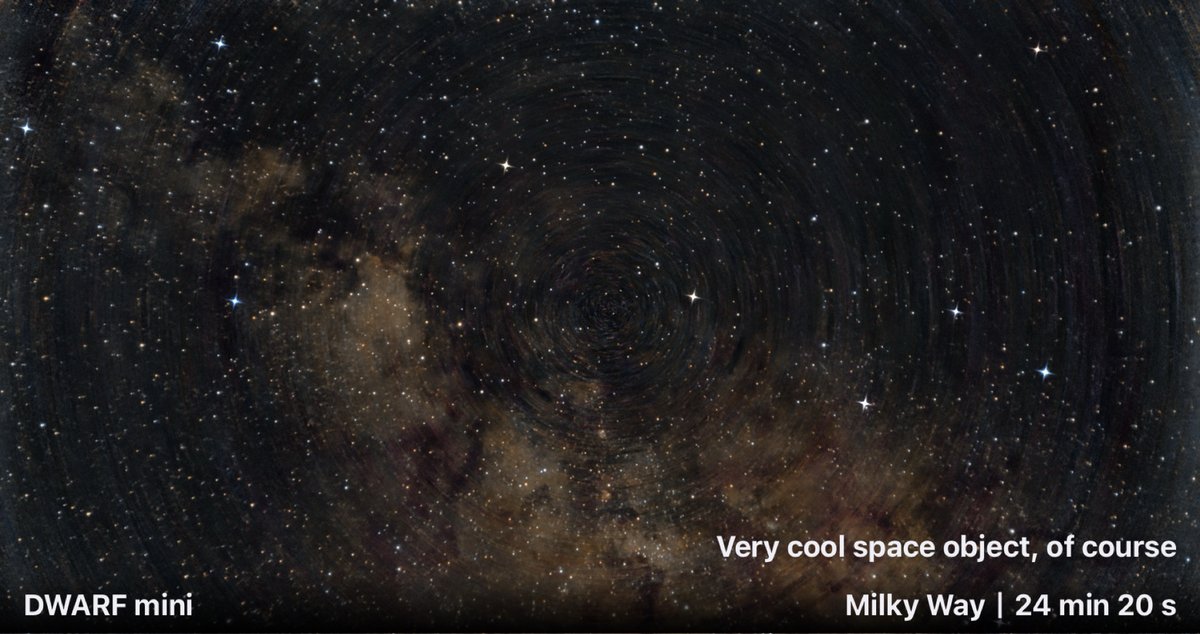 The Milky Way near the Galactic core (;