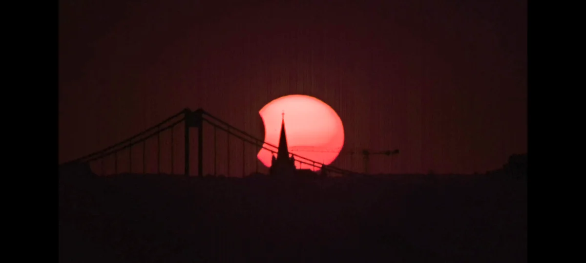 Eclipse over Duisburg