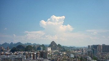 云瀑迸发，Bursting Cloudscape