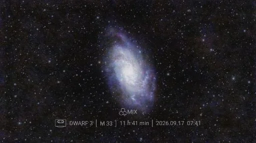 M33, dual filter