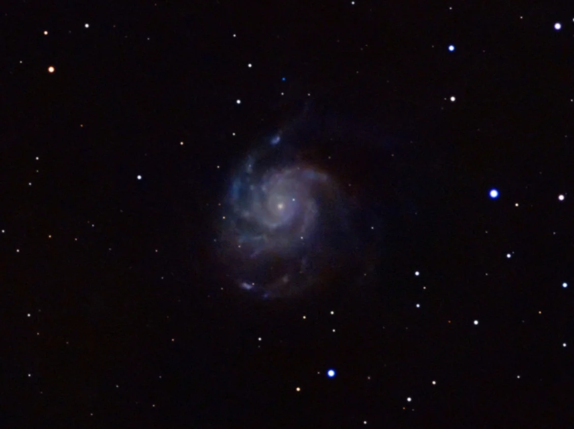 Galaxy M101 from Aracena, Huelva - Spain