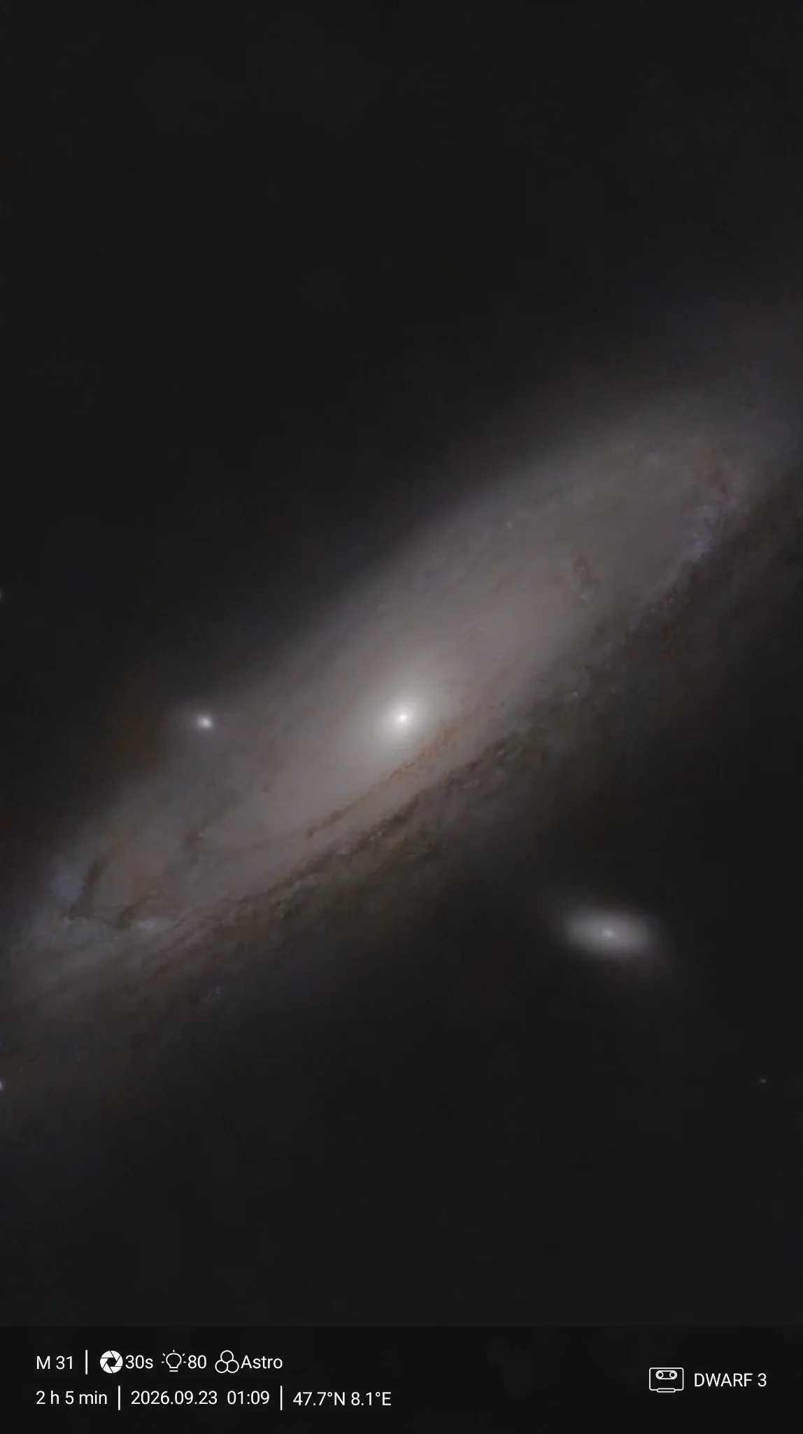 Andromeda galaxy / M31