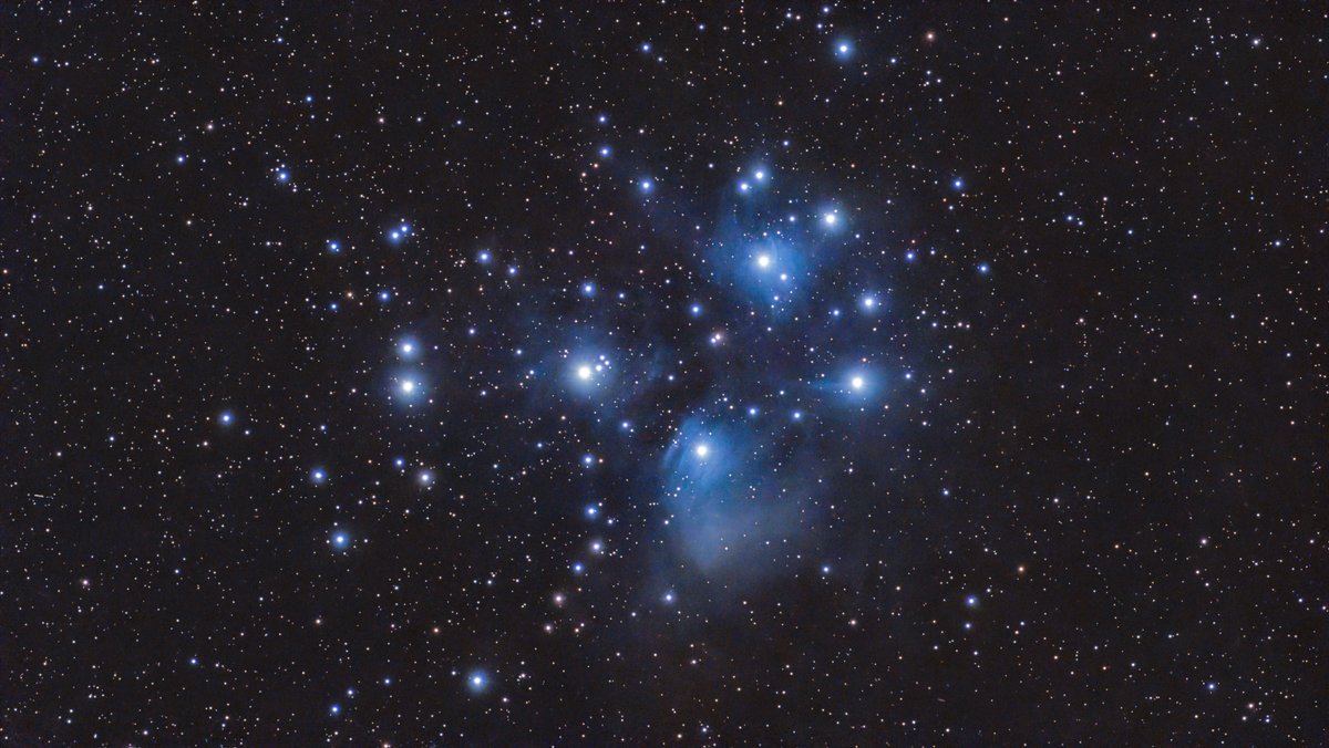 2.2 Hour Capture Of M45 (Pleiades)