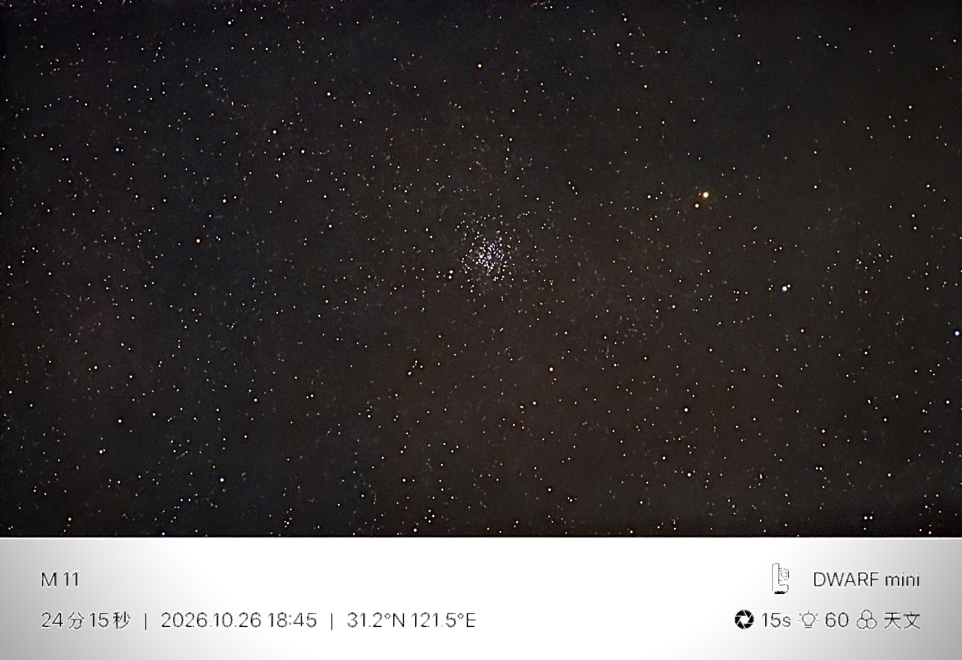 M11 野鸭星团