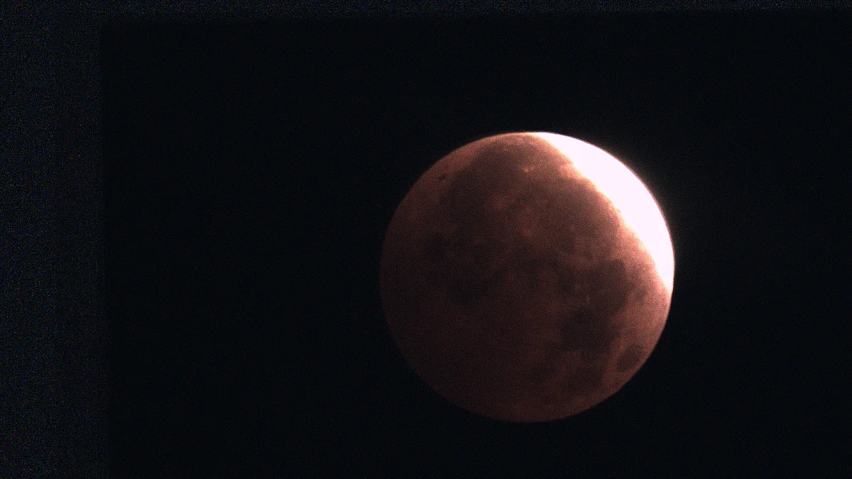 Lunar eclipse from Nailsea