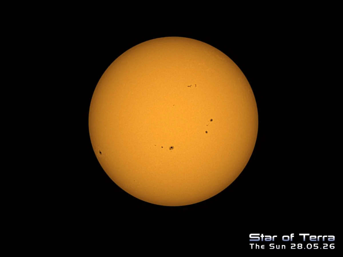 The sun, end of May