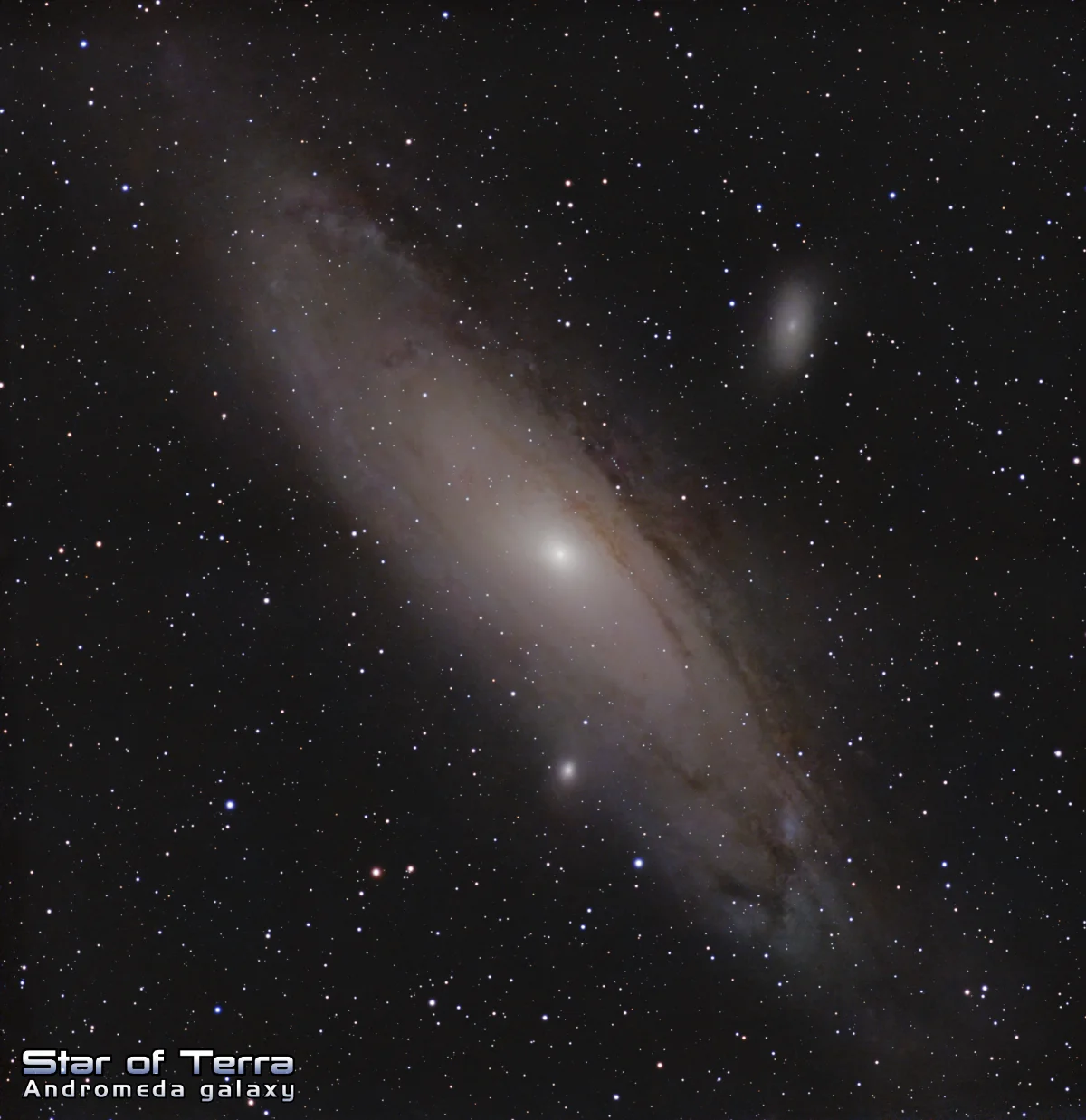 Andromeda galaxy (M31) Bortle 9
