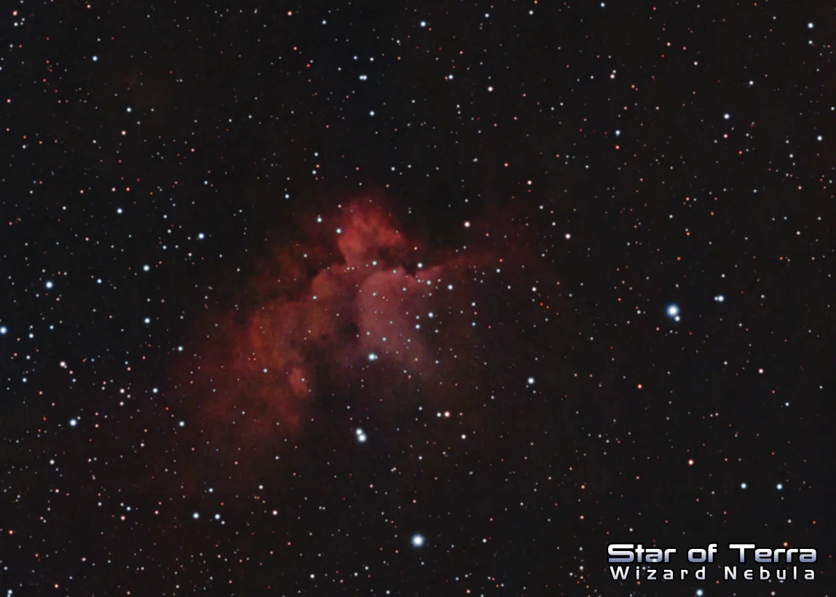 Wizard nebula (NGC 7380) Bortle 9