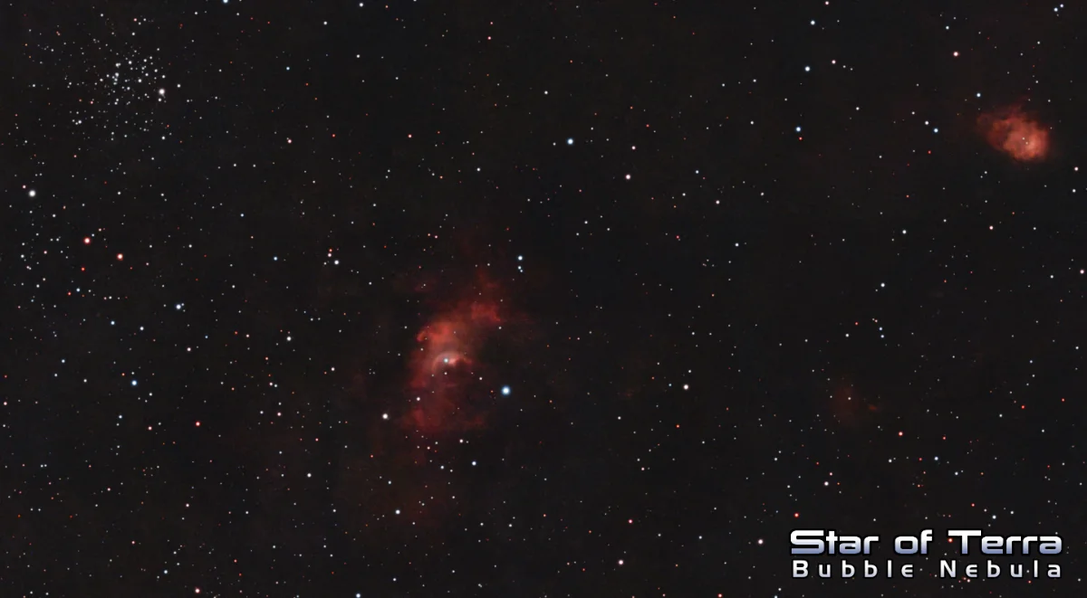 Bubble nebula (NGC 7635) Bortle 9