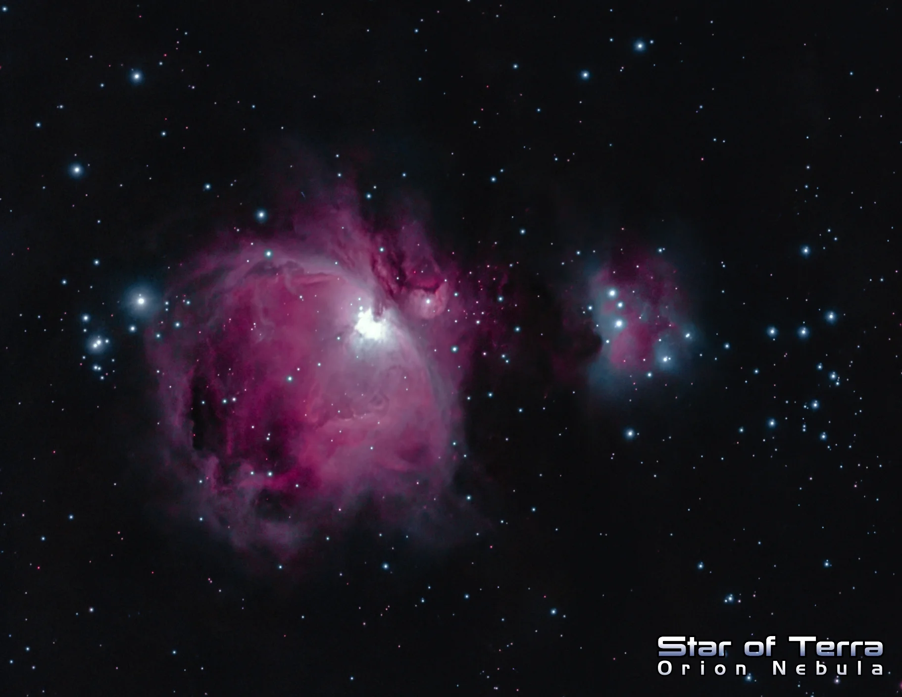 Orion Nebula (M42), Bortle 9.