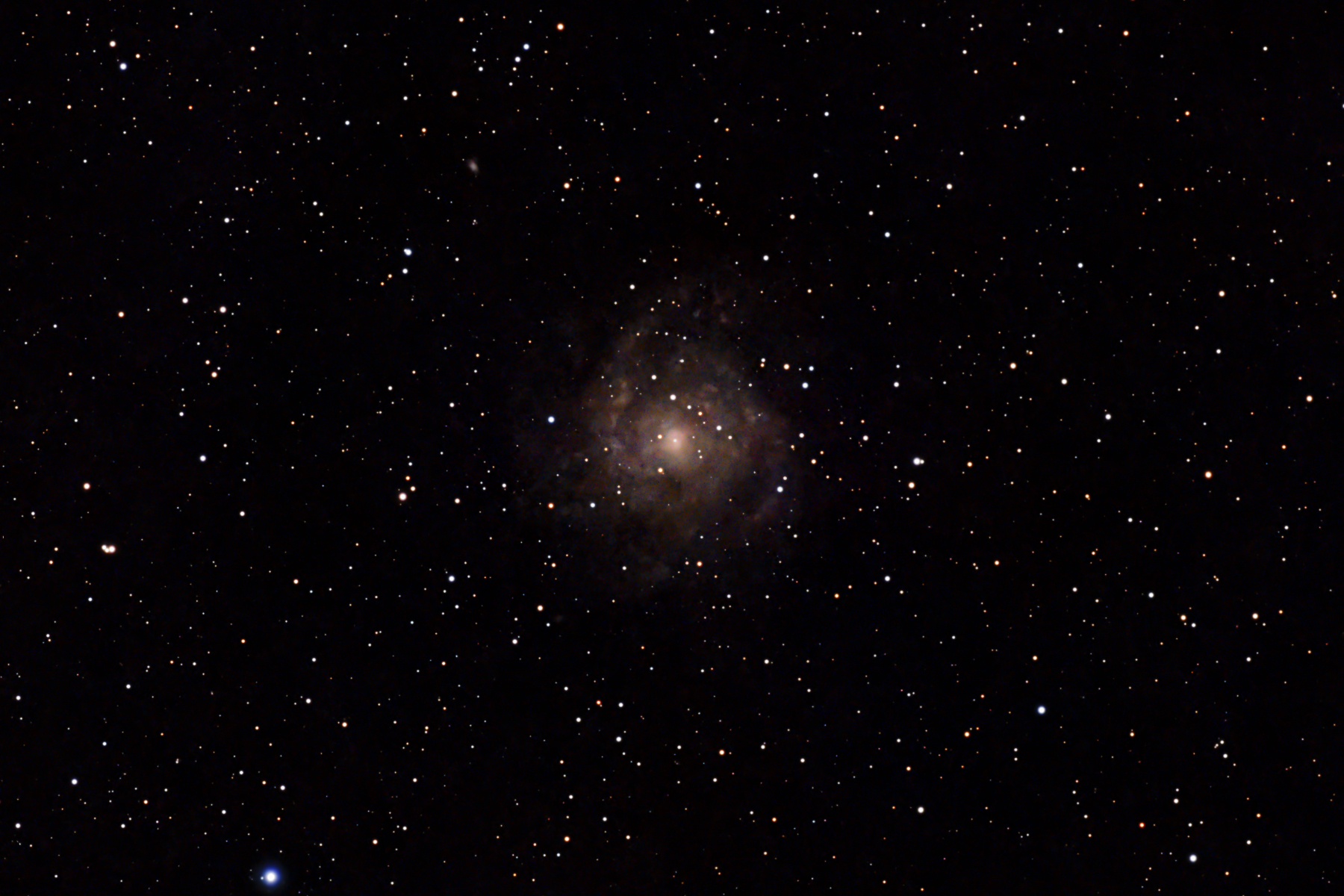 IC 342 Spiral Galaxy in Camelopardalis w/Dwarf 3