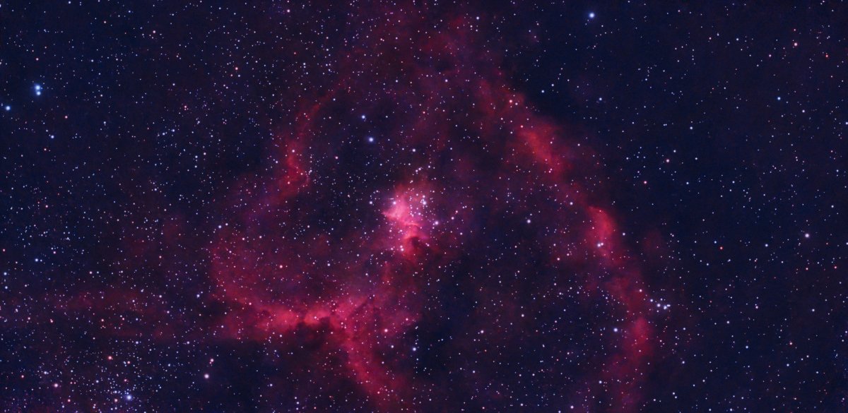 The Heart Nebula, photographed from Austria.