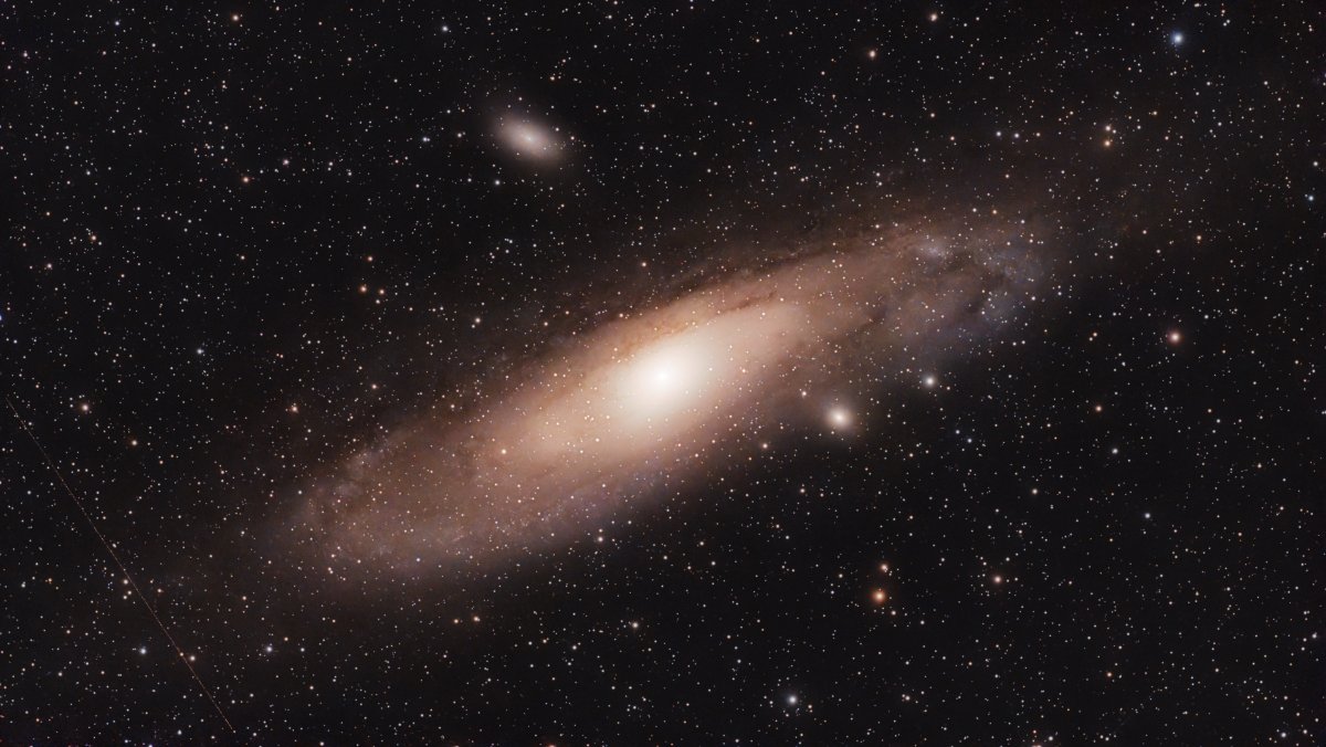 The Andromeda Galaxy, photographed from Austria.