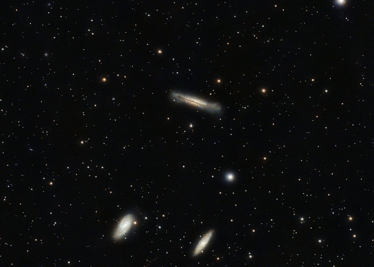 NGC 3628, the Hamburger Galaxy, photographed from Austria.