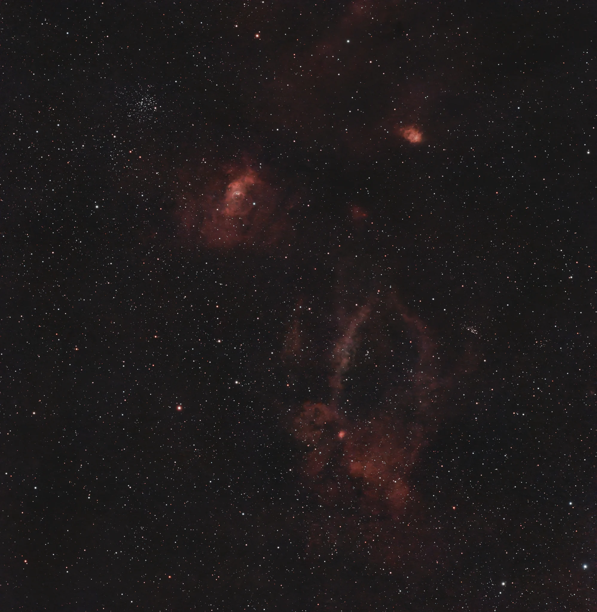 Lobster Claw + Bubble Nebula