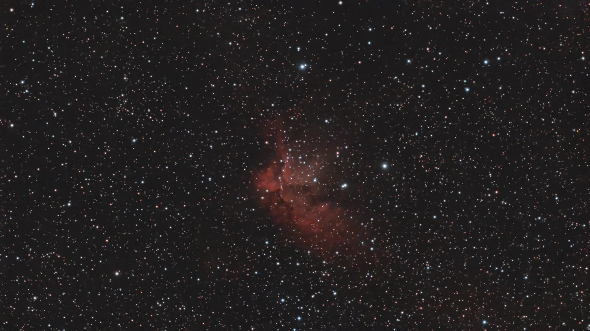 NGC 7390 Wizard Nebula 157 Mega Stack