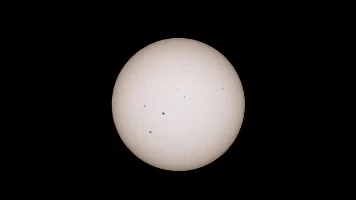 a timelapse of the sun in Germany