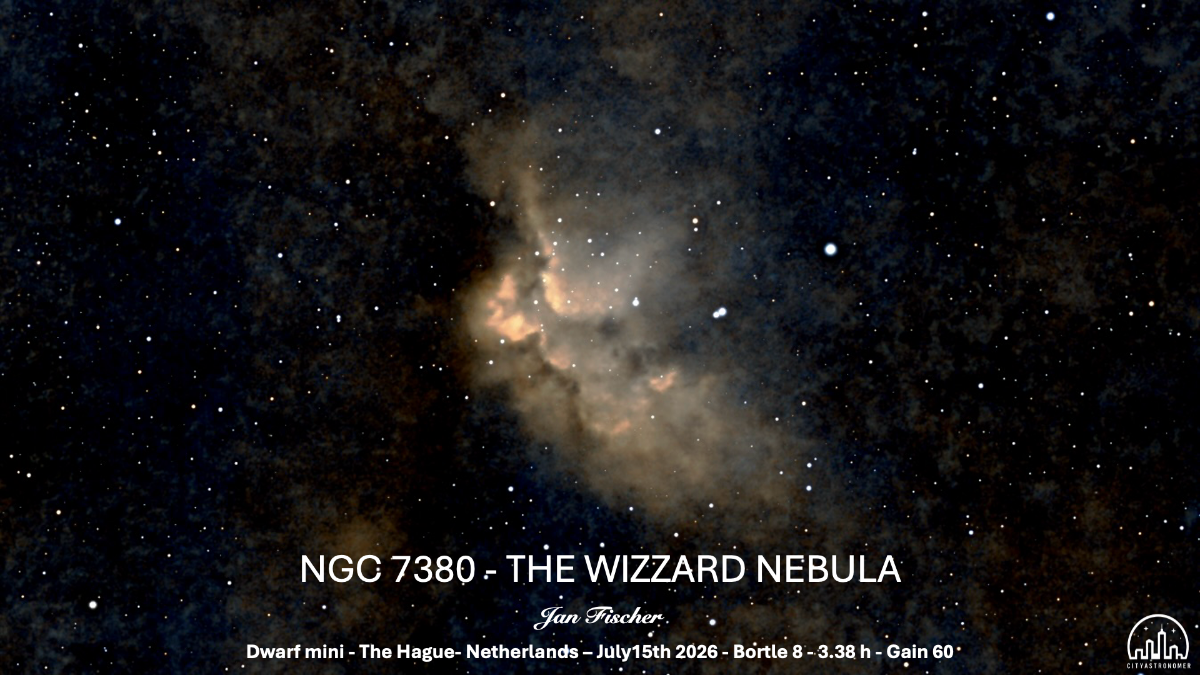 NGC 7380 Dwarf Mini Bortle 8, 3.38 h.