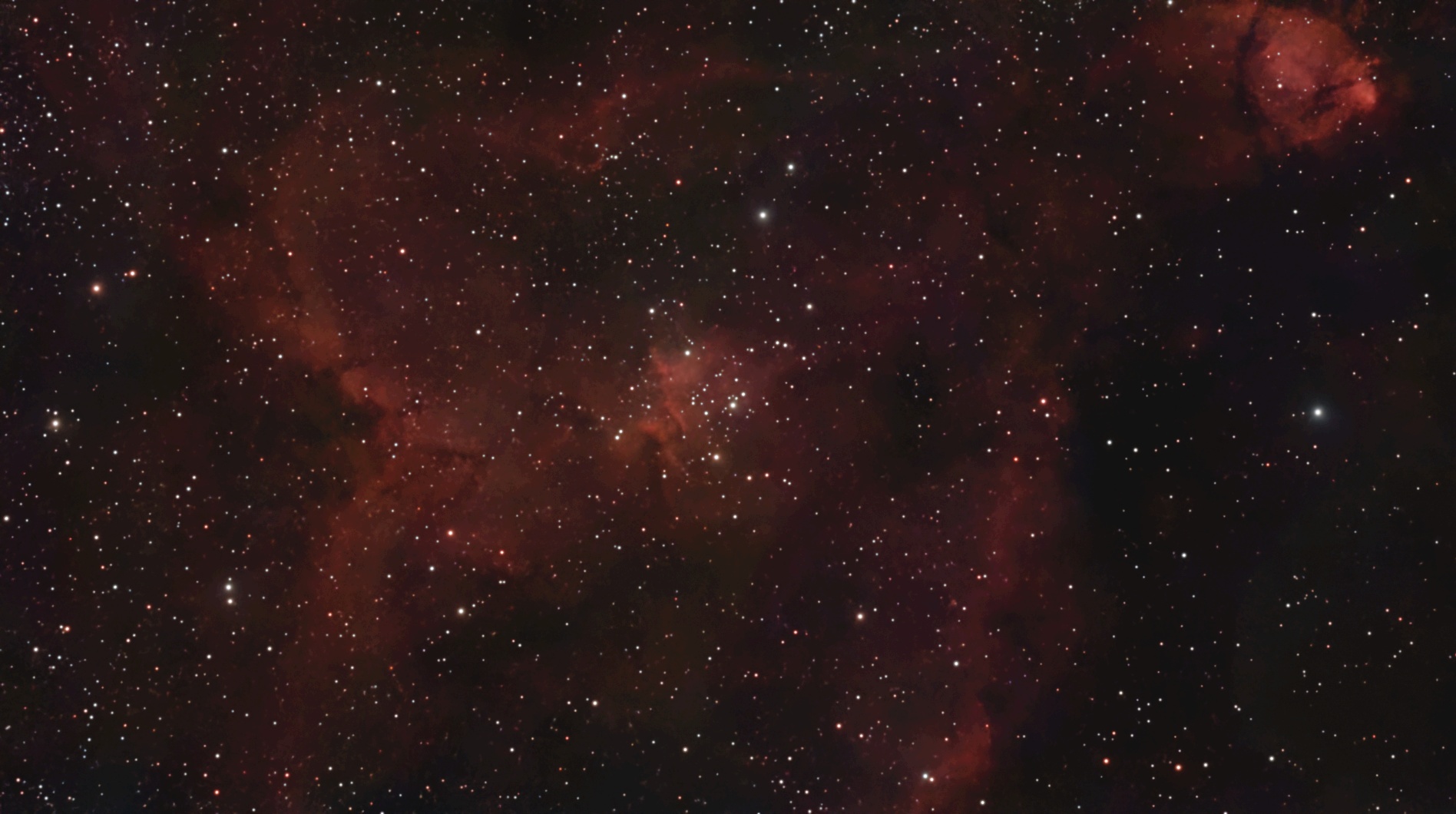 First mega stack (heart nebula)