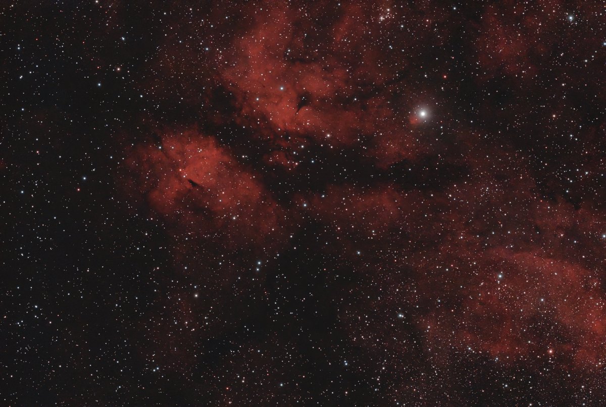 Milky Way nebulosity mosaic around Sadre in Swan