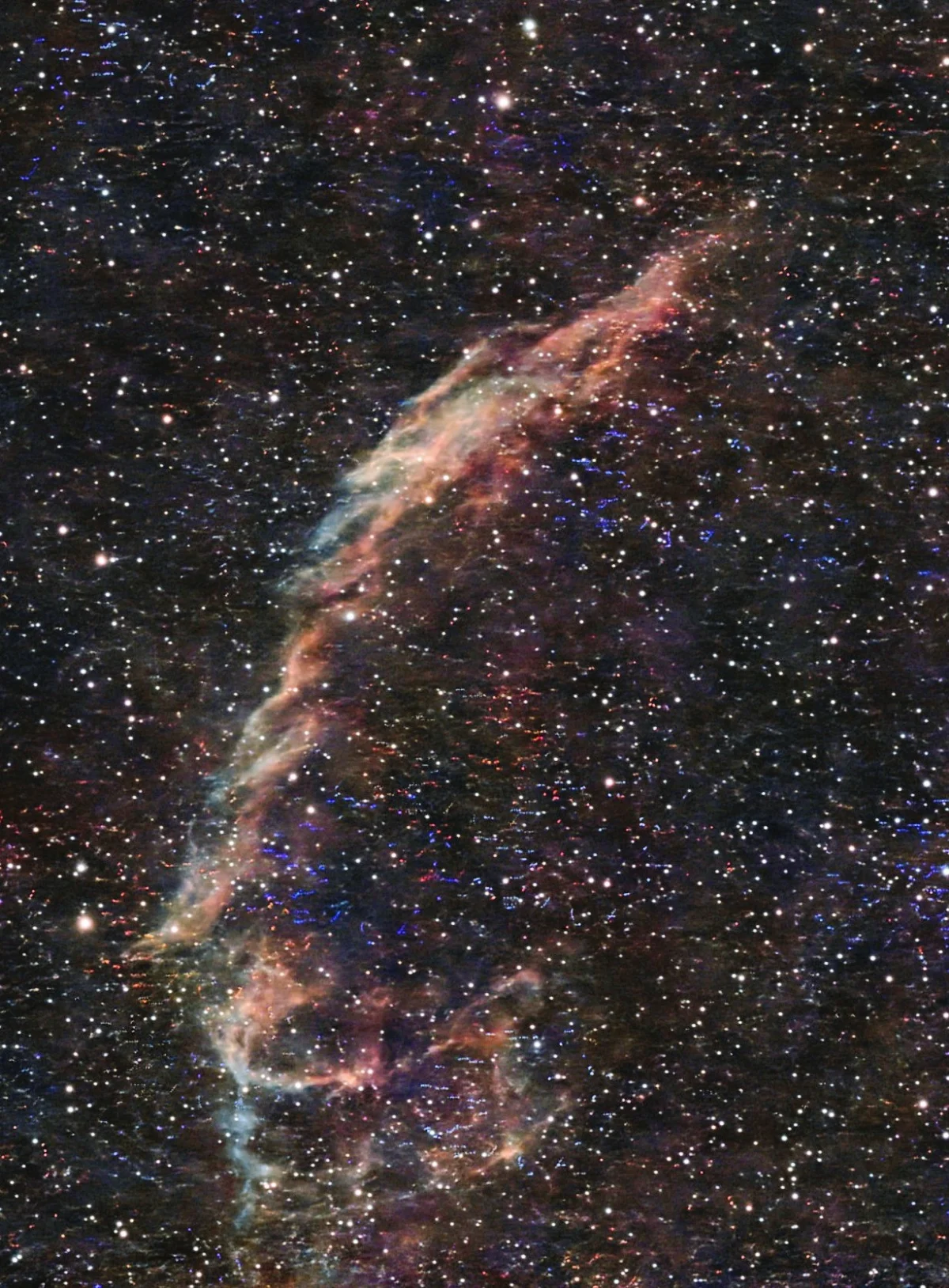 Cygnus Loop Supernova Remnant and my first Sun pic
