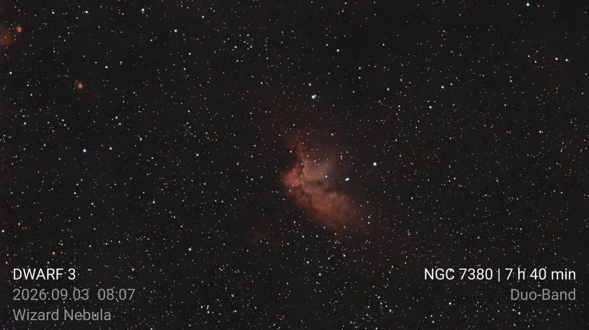 NGC 7380  Wizard Nebula