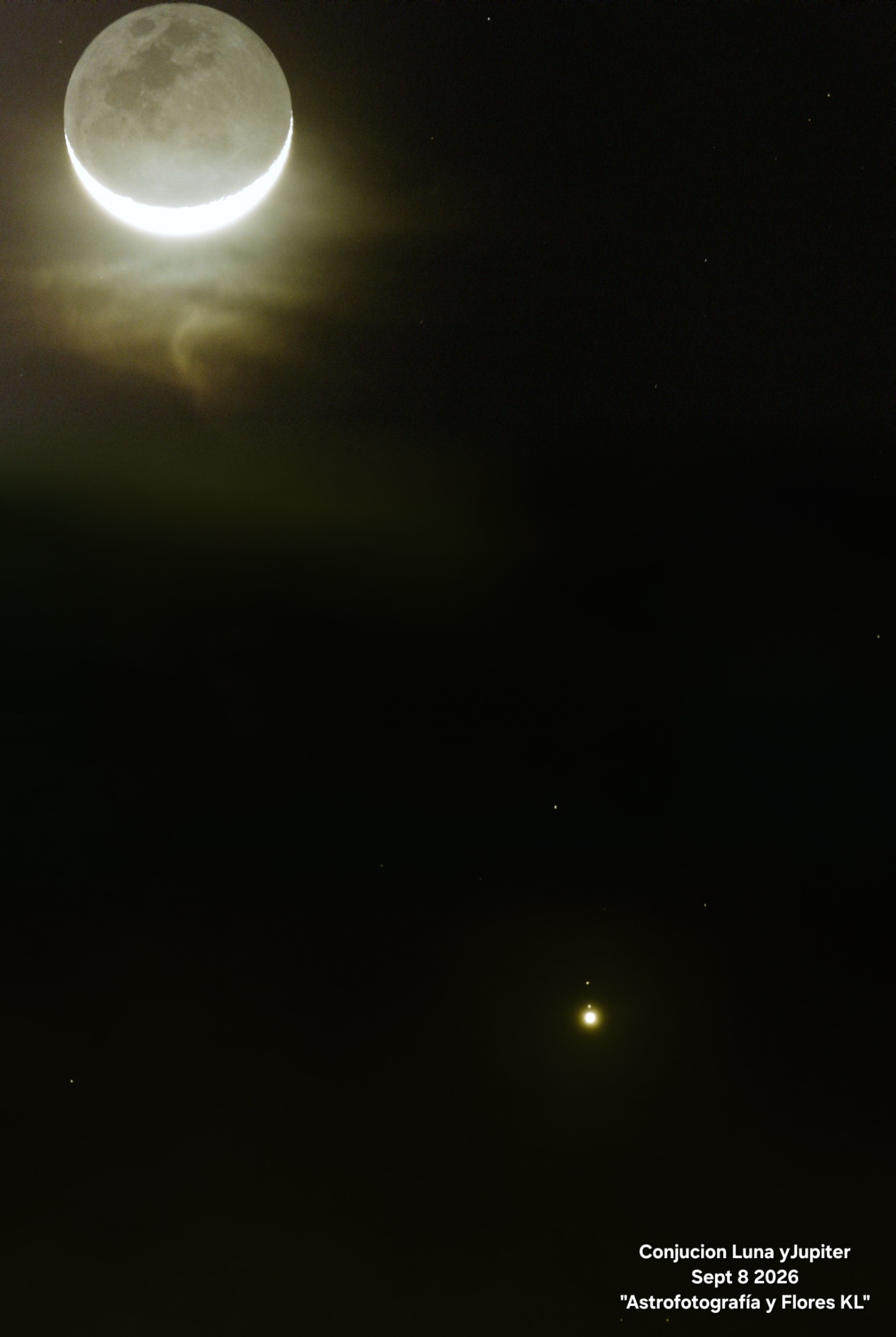 Moon and Jupiter Conjunction