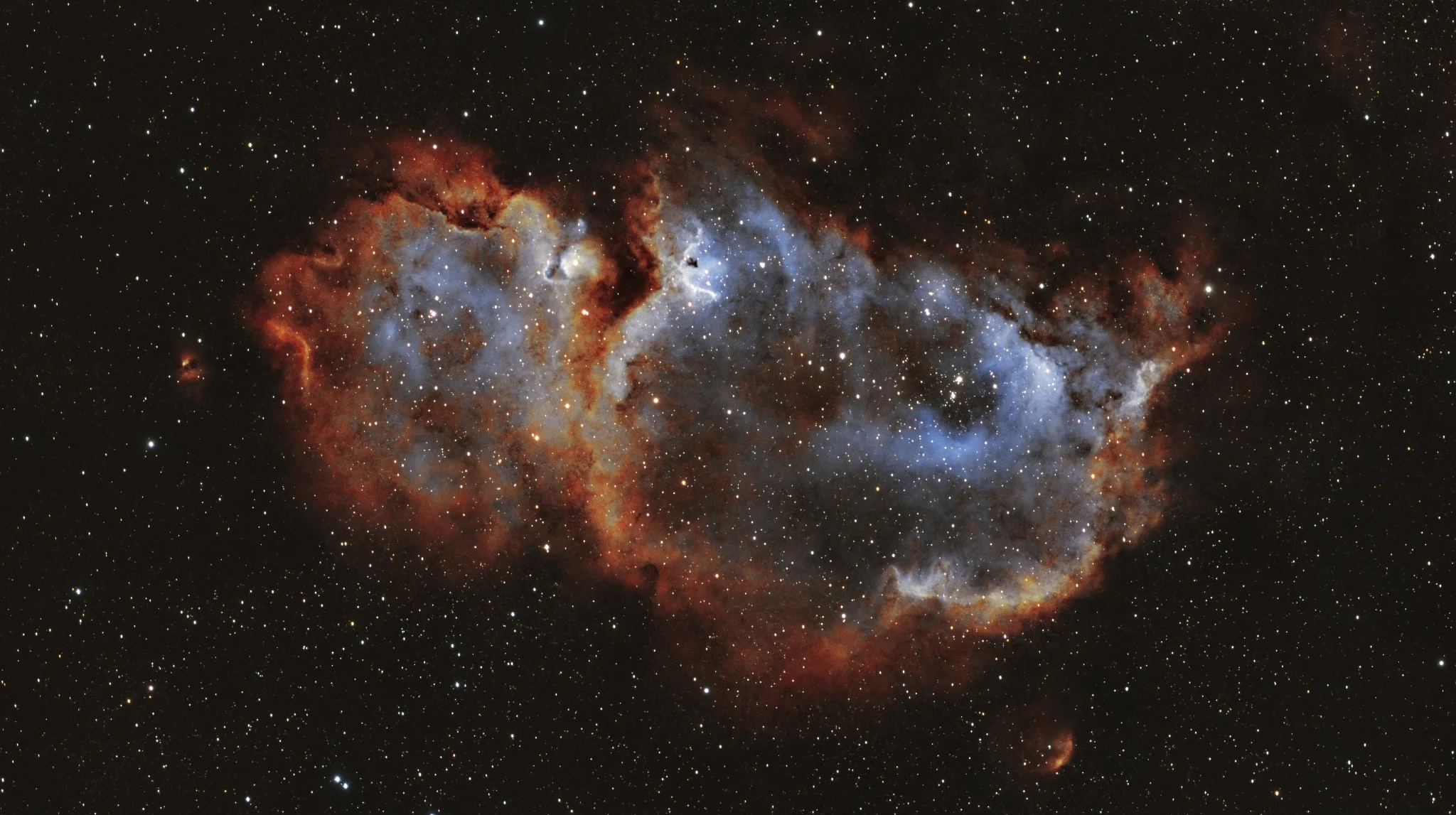 Soul Nebula with 1381 min at 1 min and Gain 60. Separate color chanel in Pixinsight.